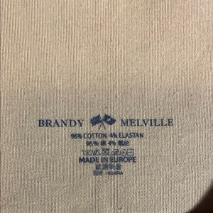 Brandy Melville Beige Yoga Pants